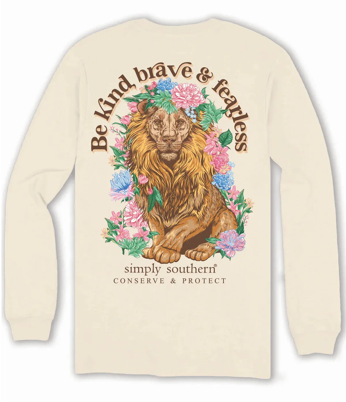 Long Sleeve Shirt Lion Tracker Brave Whisper