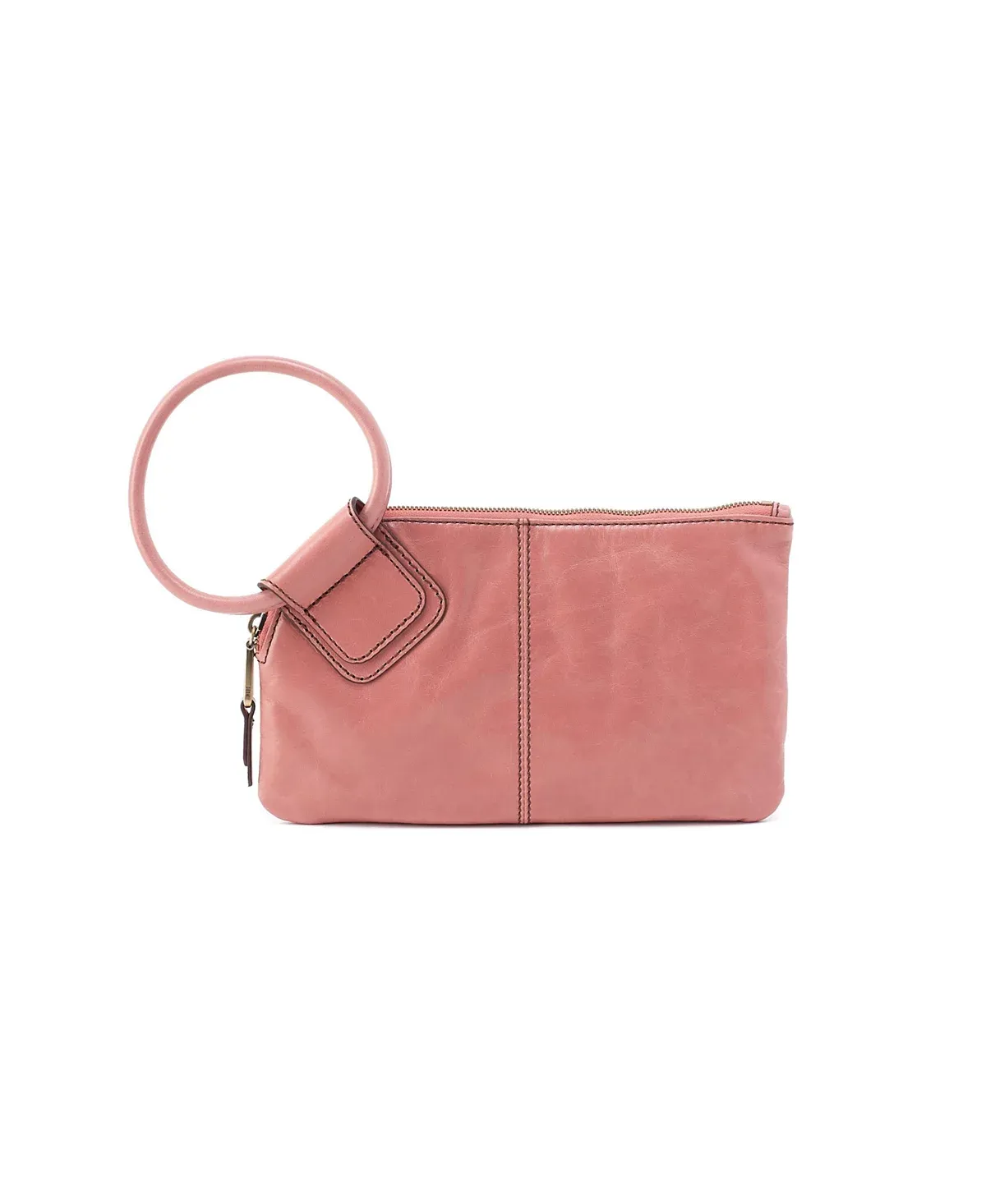 Sable Wristlet Polished Leather Rose
