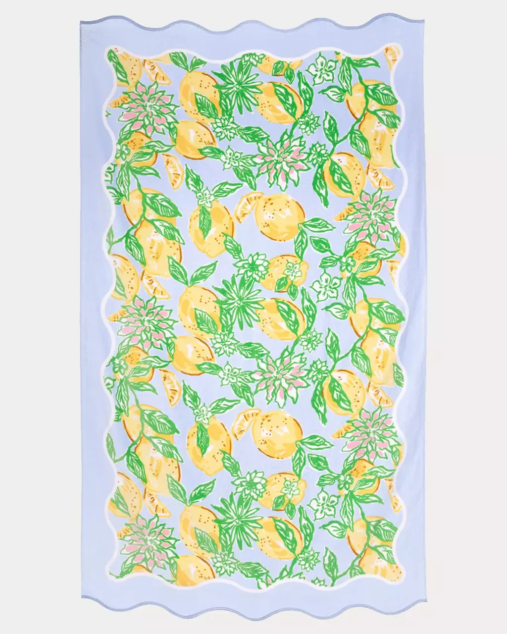 Scalloped Beach Towel Make Lemonade