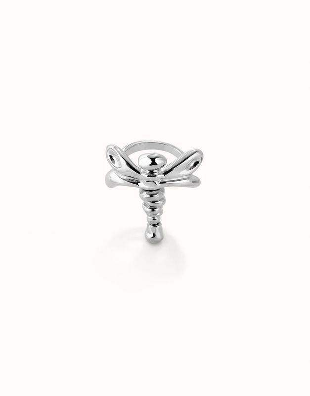 Ser Rebel Silver Dragonfly Ring SZ 8