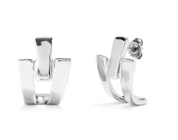 Ser Original Silver Hoop Earrings