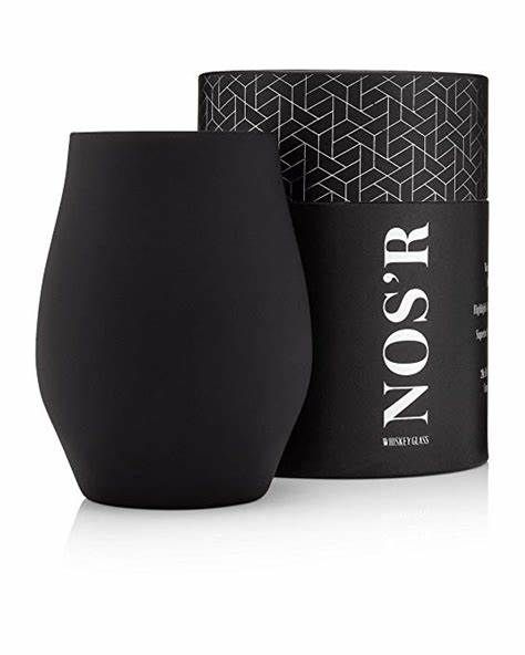 Nos&#39;r Whiskey Glass Black 8 oz