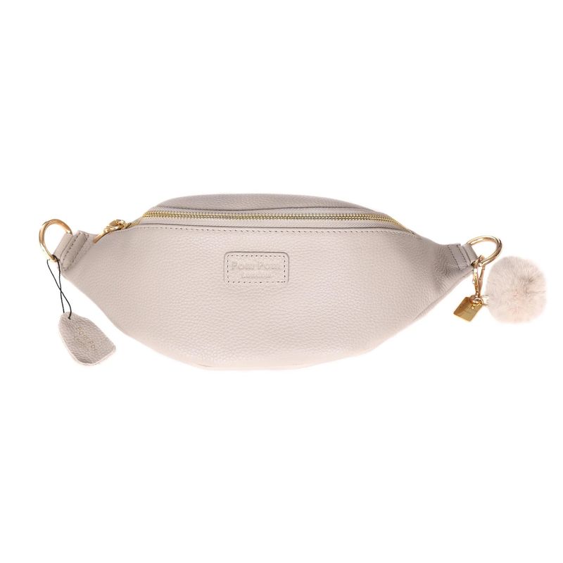 Pom Pom Bum Bag Stone