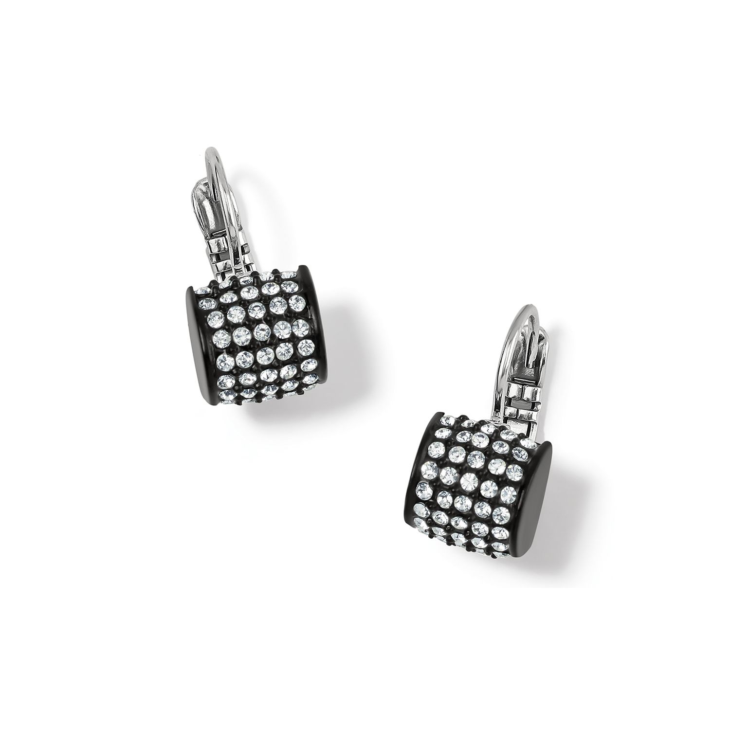 Meridian Leverback Earrings - Black