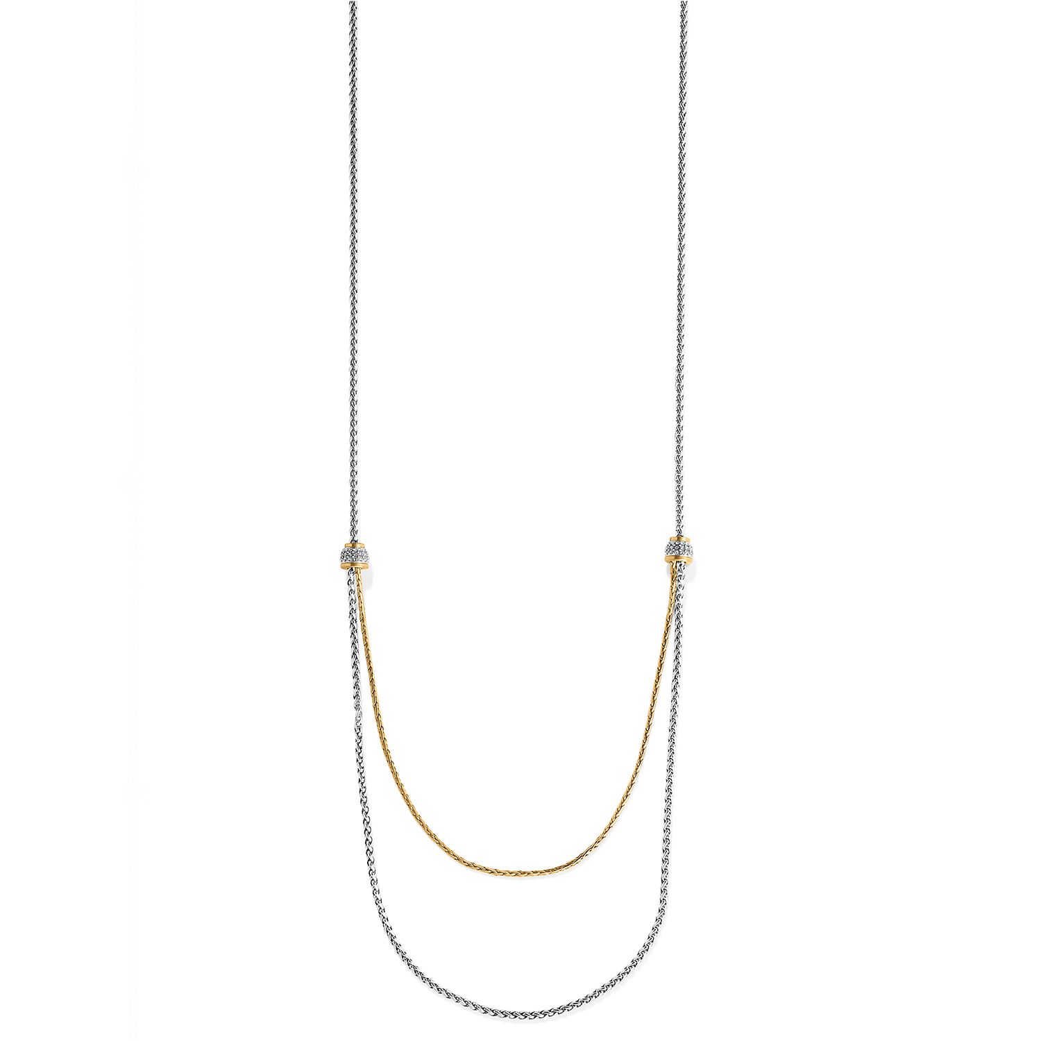 Meridian Petite 2-Tone Double Necklace