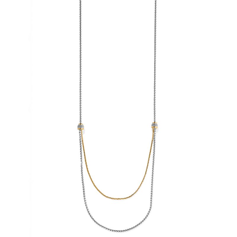 Meridian Petite 2-Tone Double Necklace