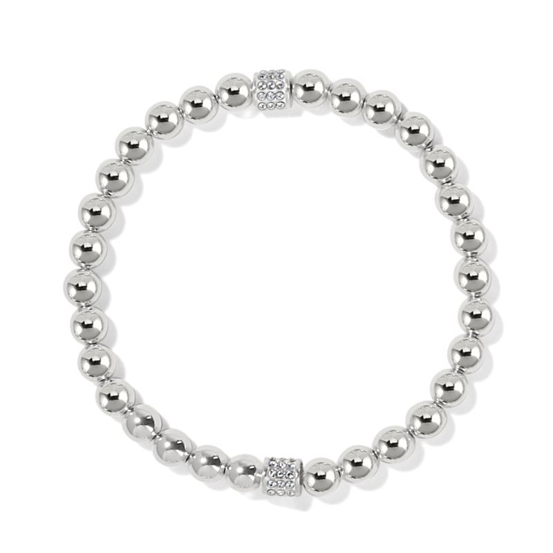 Meridian Petite Silver Stretch Bracelet