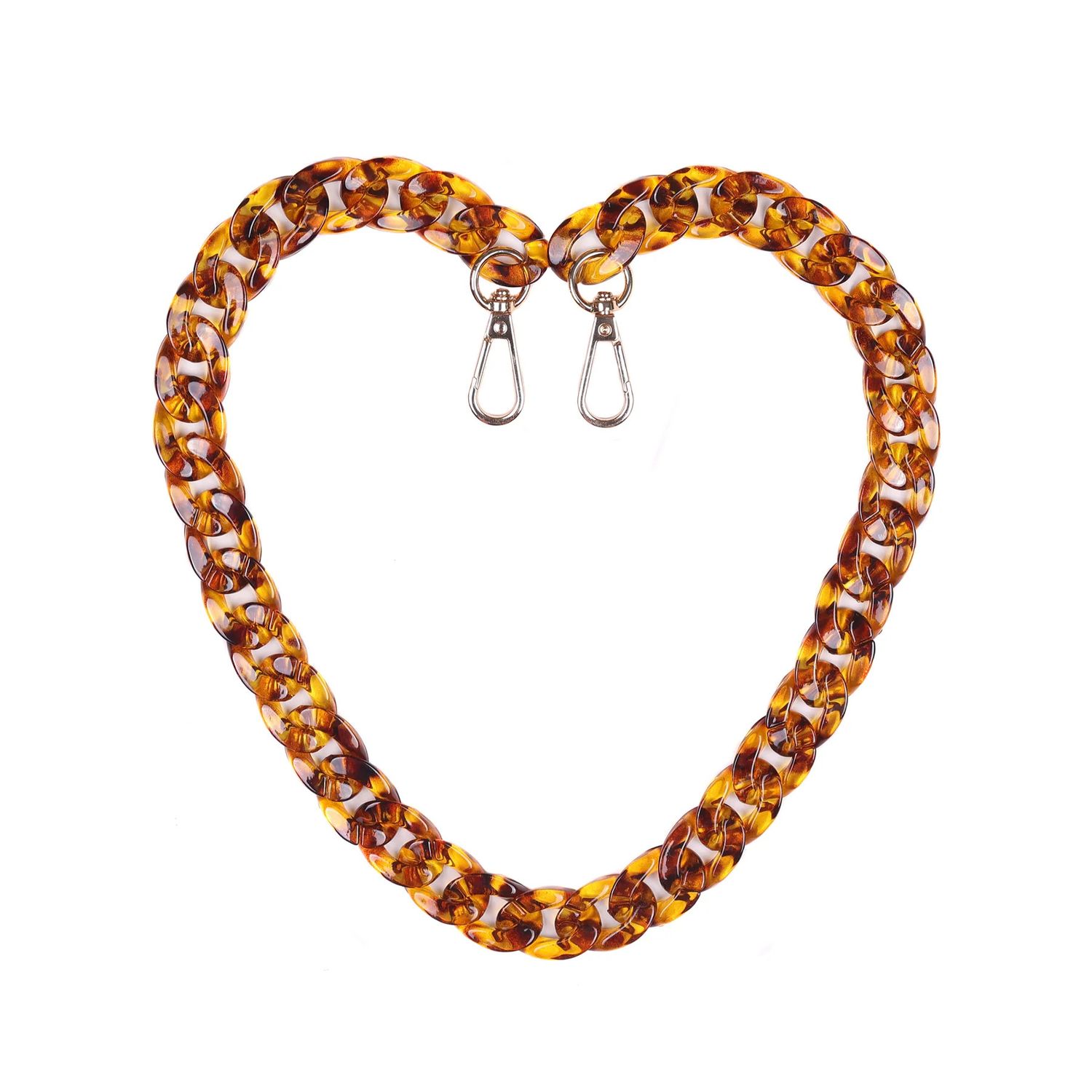 Pom Pom Strap Tortoiseshell Sweetie Pie Link 73cm