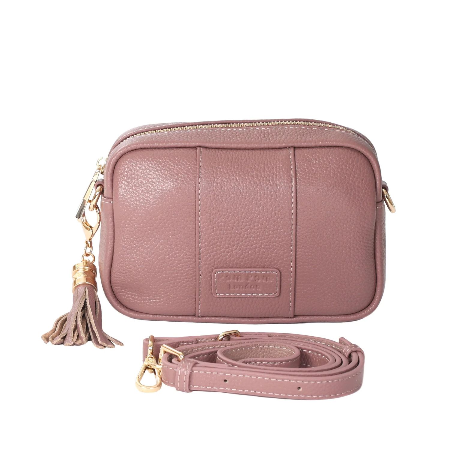Pom Pom London City Mini Bag Wood Rose