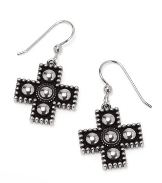 Pretty Tough Small Cross Earrings