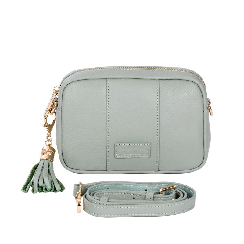 Pom Pom London City Mini Bag Mint Green
