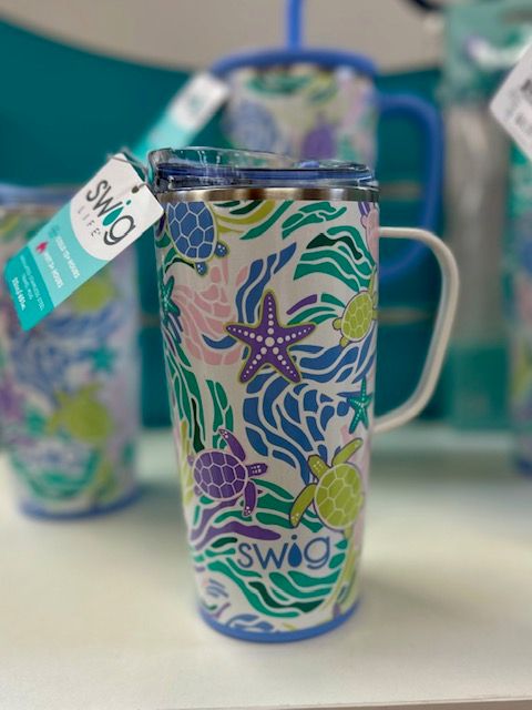 Travel Mug 22oz Sea Swirl