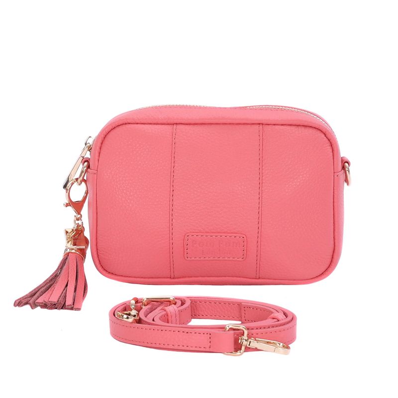Pom Pom London City Mini Bag Coral Pink