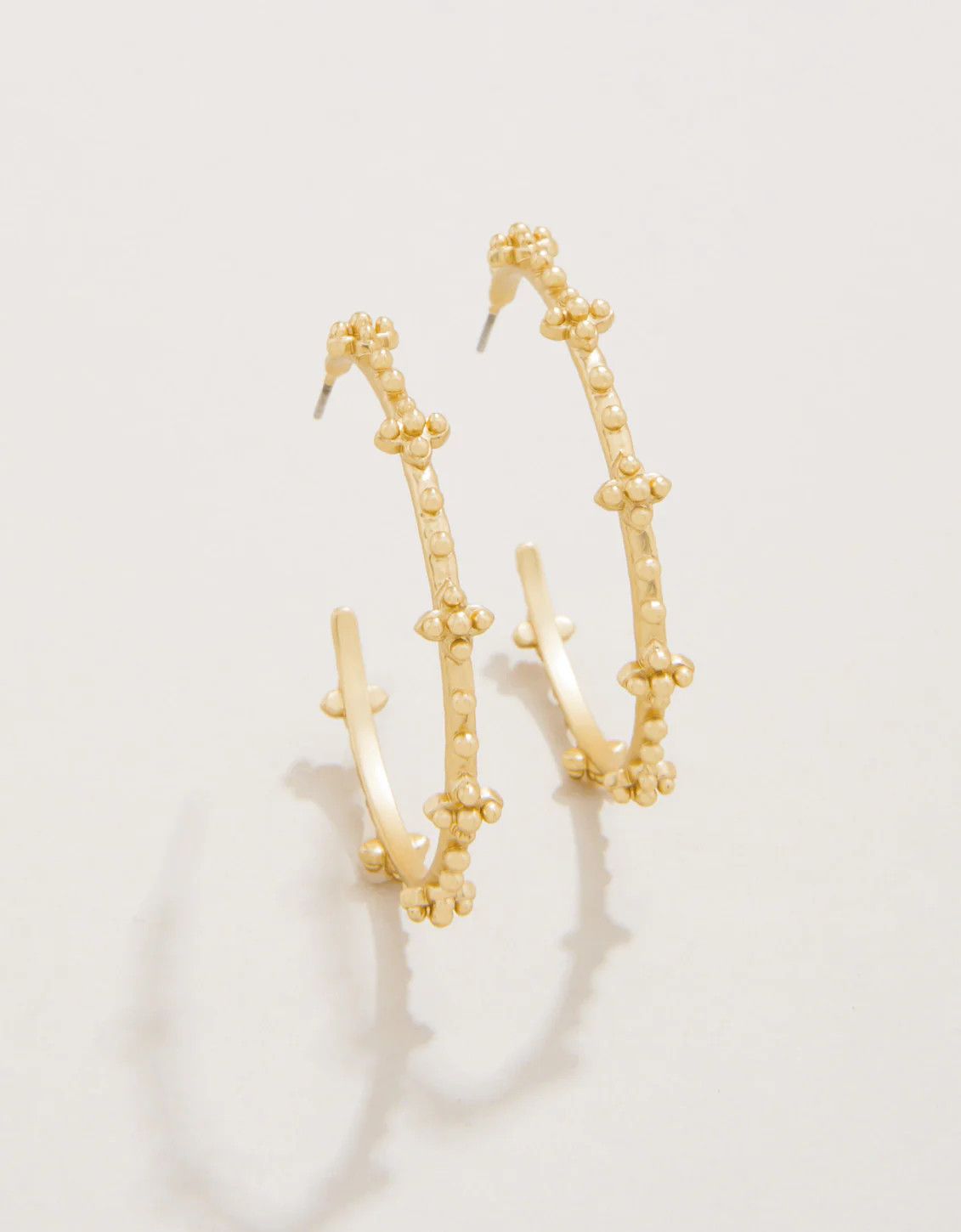 Richmond Hill Hoop Earrings 40 mm Gold