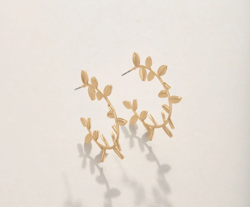 Wildwood Hoop Earrings Gold