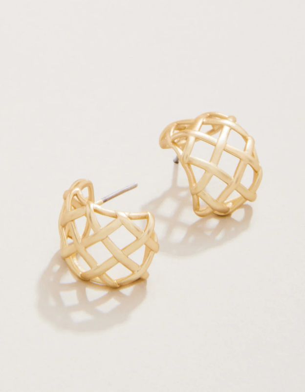 Stonevale Hoop Earrings Gold