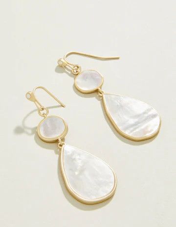 Batina Earrings Grey Mother-of-Pearl