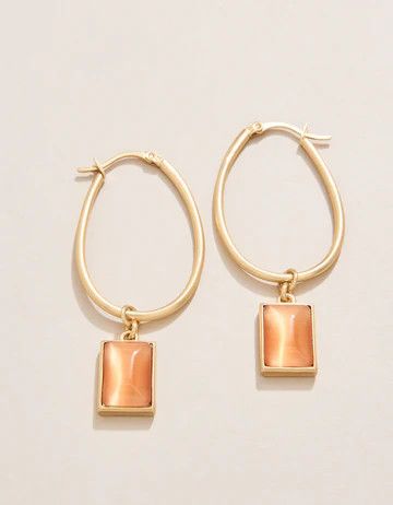 Chateau Stud Earrings Optic Sunstone