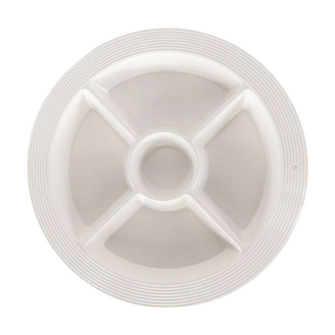 Divided Dish Pinstripes Melamine