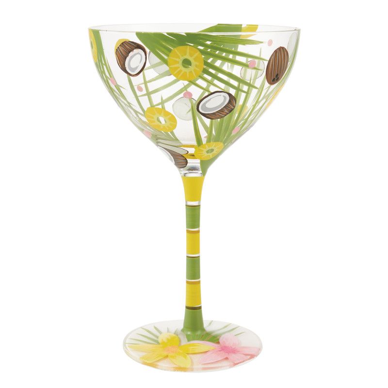 Lolita Cocktail Glass Shaken Pina Colada