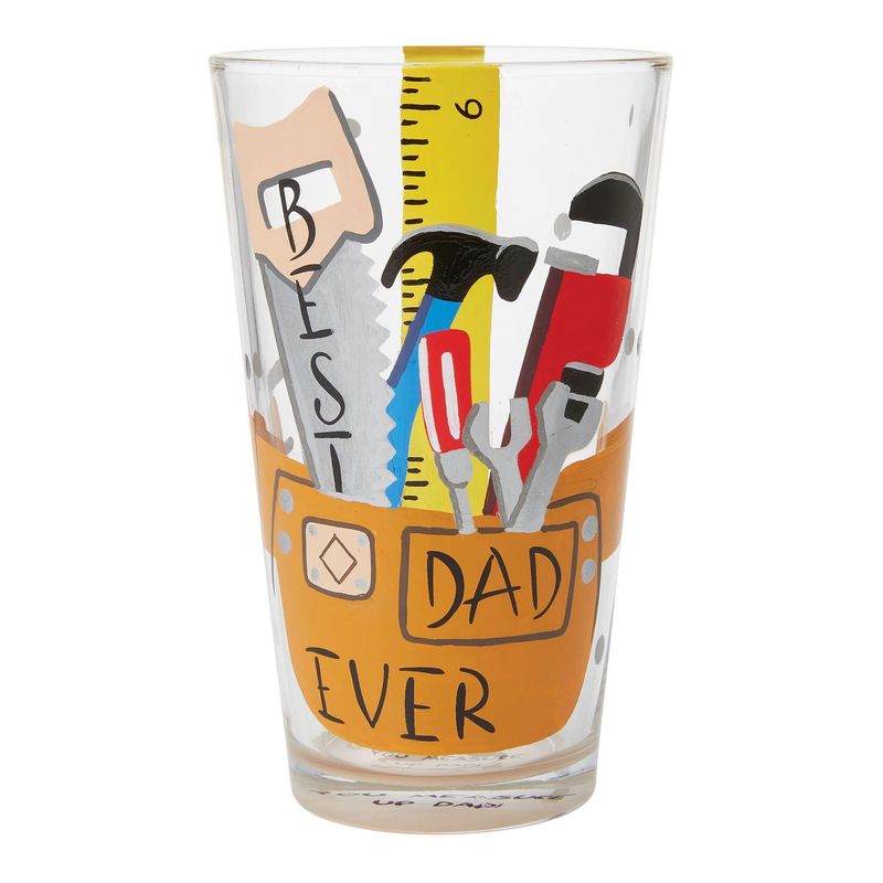 Best Dad Ever Beer Glass