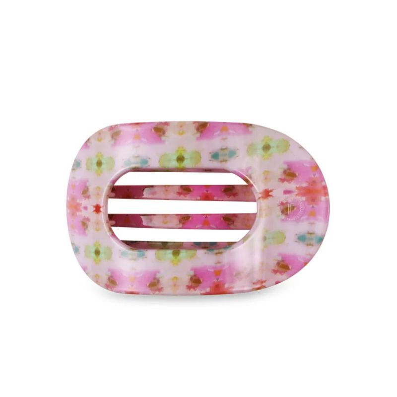 Large Flat Round Hair Clip Giverny