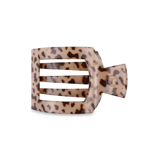 Medium Flat Square Clip Blonde Tortoise
