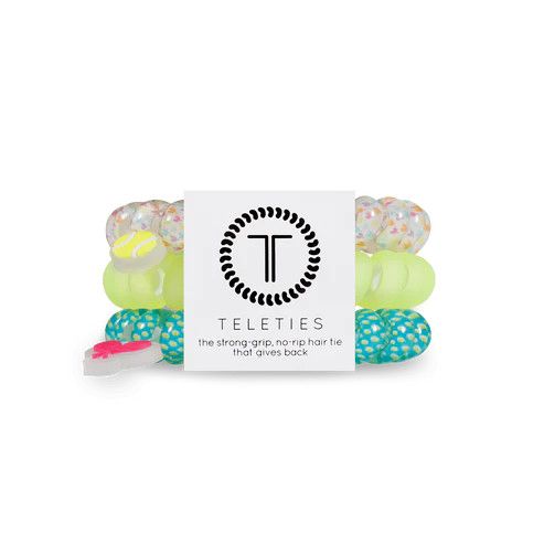 3 Pack Hair Ties Large Tennis