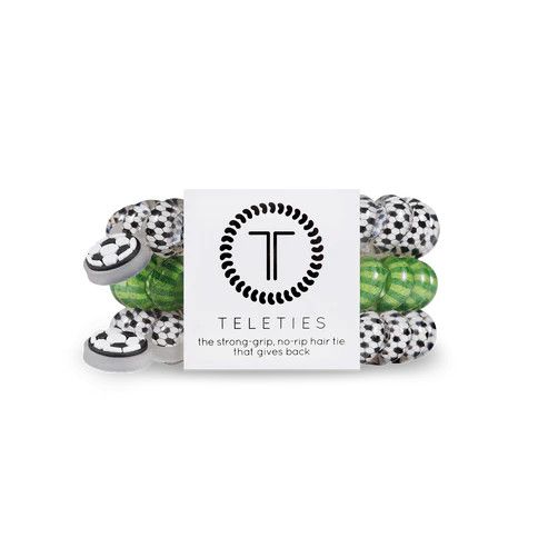 3 Pack Hair Ties Large Soccer