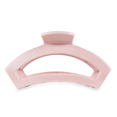 Open Medium Hair Clip Pearly Pink