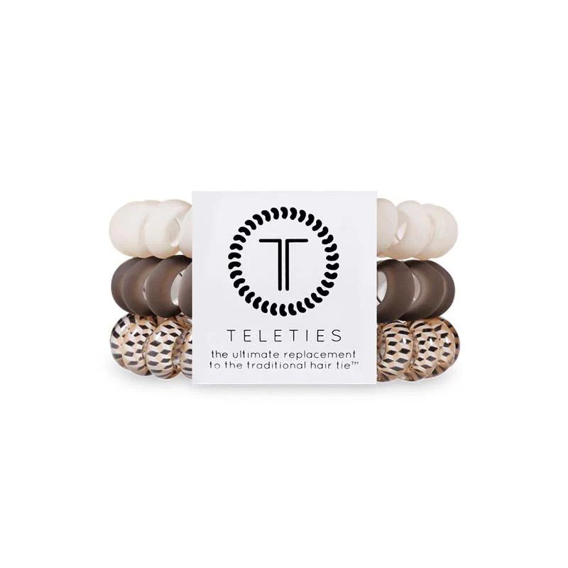 3 Pack Hair Ties Large Toasted
