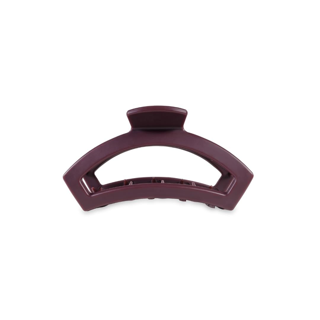 Open Small Hair Clip Burgundy Bliss