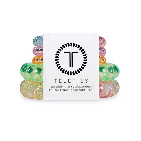 5 Pack Hair Ties Mixed Pack Technicolor Dreams