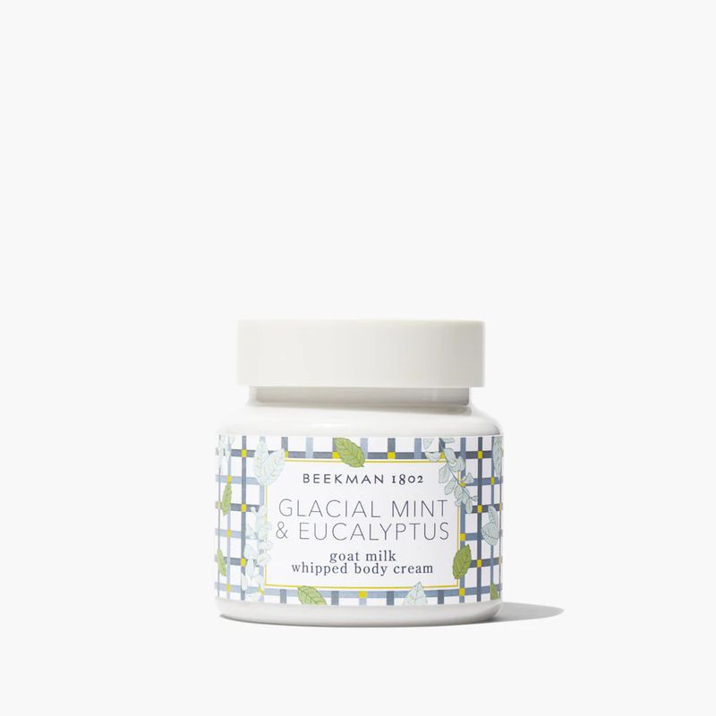 Goat Milk Whipped Body Cream| Glacial Mint + Eucalyptus 8 oz