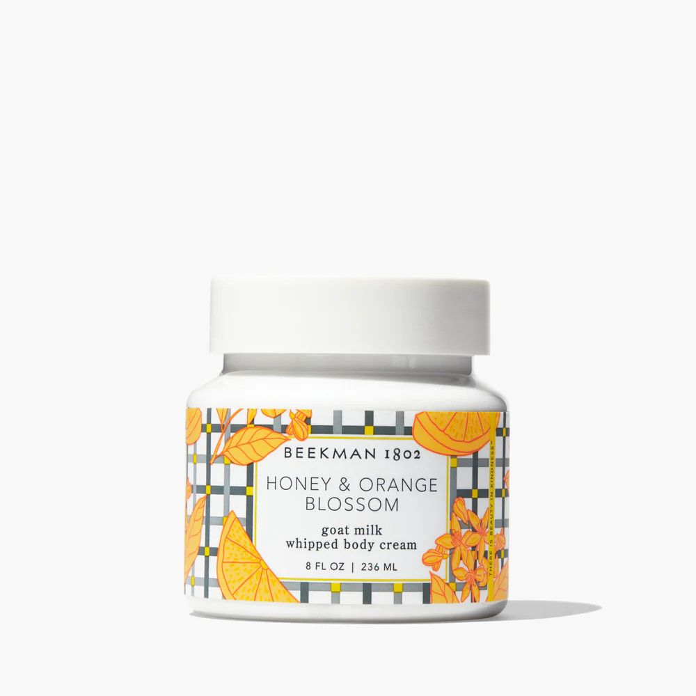 Goat Milk Whipped Body Cream| Honey &amp; Orange Blossom 8 oz