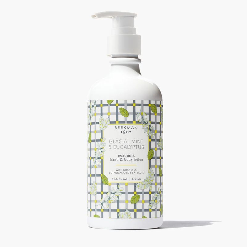 Goat Milk Hand Lotion| Glacial Mint + Eucalyptus 12.5 oz