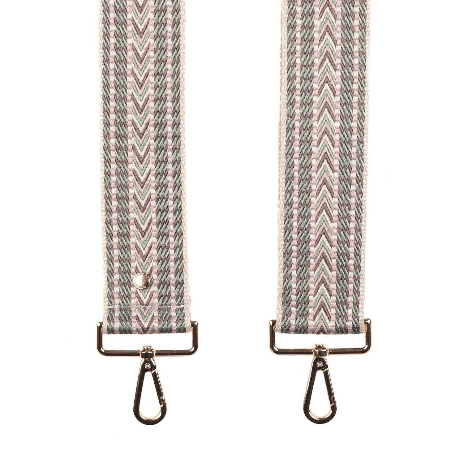 Pom Pom Strap Mint Green Tribal