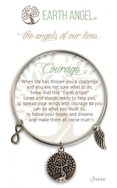 Charm Bracelet Courage, Color: SILVER