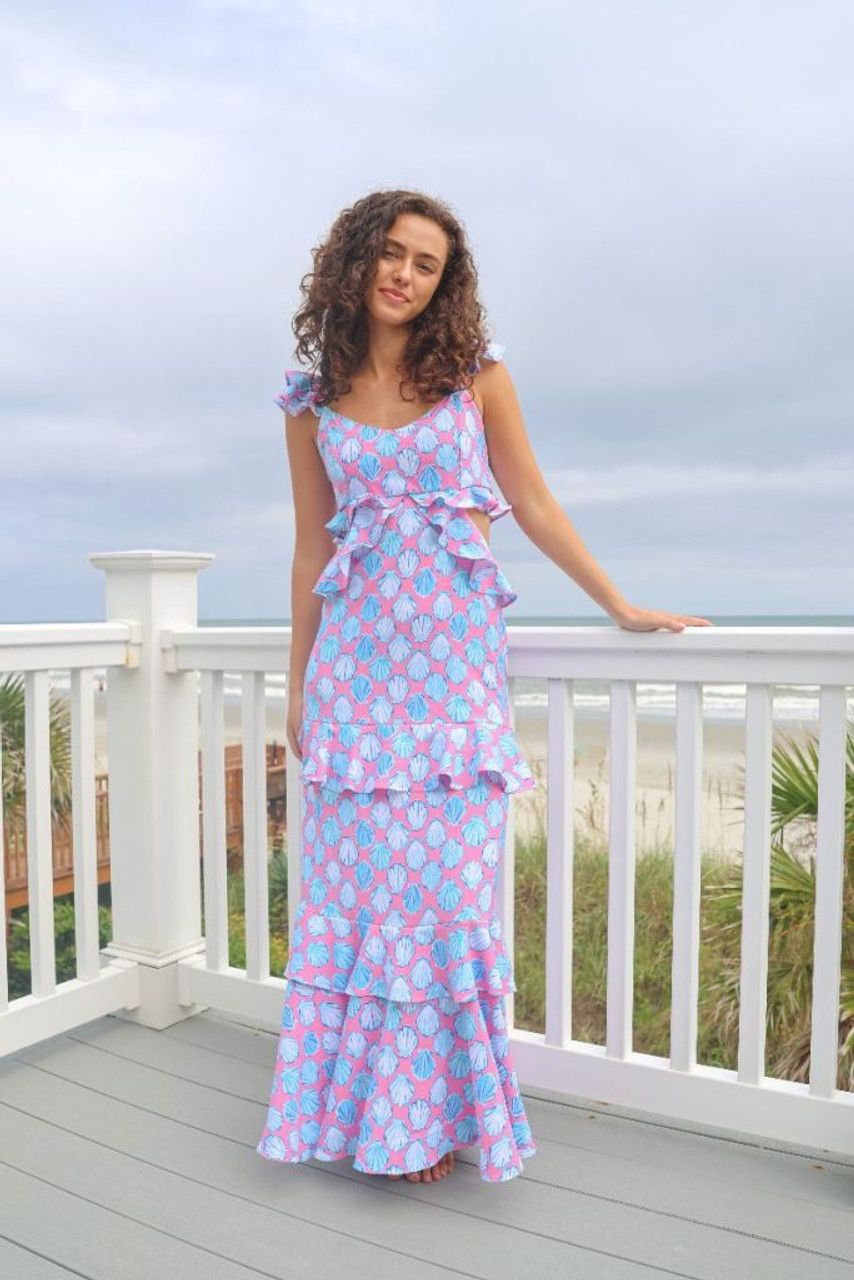 Cut Out Dress Shell, Size: L