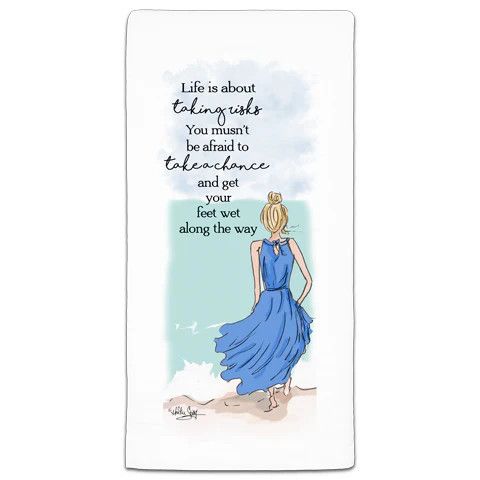 Life Is About Taking Flour Sack Towel