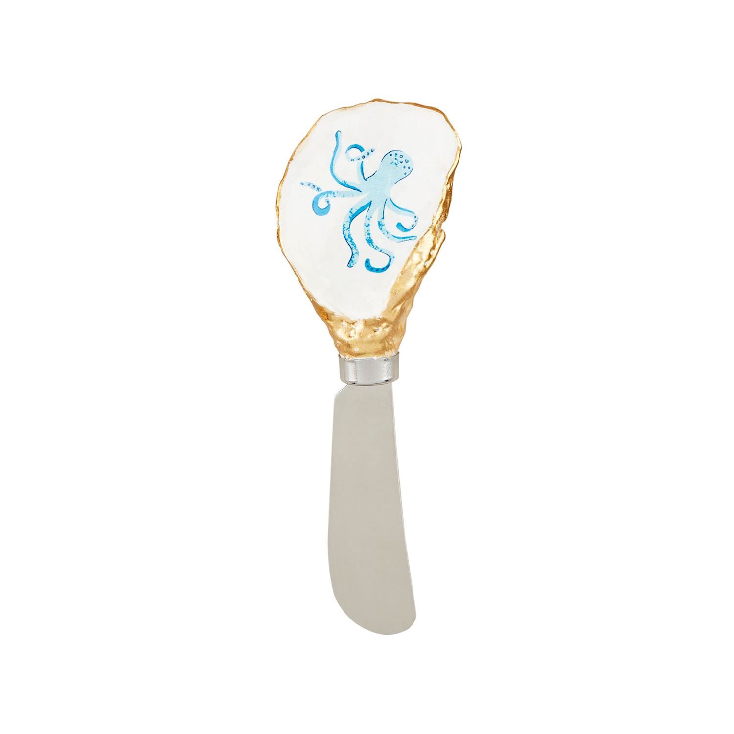 Octopus Patterned Oyster Spreader