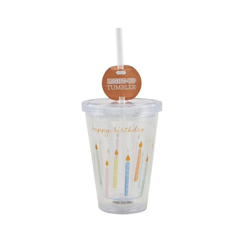 Happy Birthday Glow Tumbler