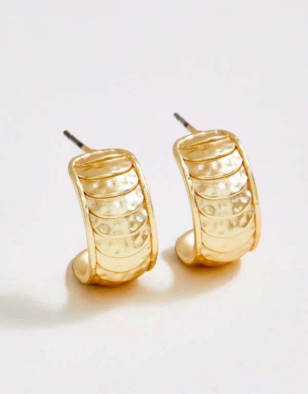 Karina Hoop Earrings 18 mm Gold