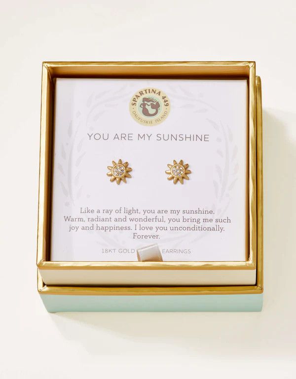 Sea La Vie Stud Earrings Sunshine/Sun Gold