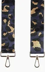 Pom Pom Strap Camouflage Navy