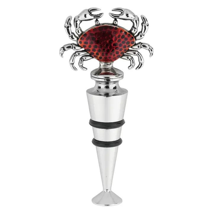 Crystal Crab Wine Bottle Stopper