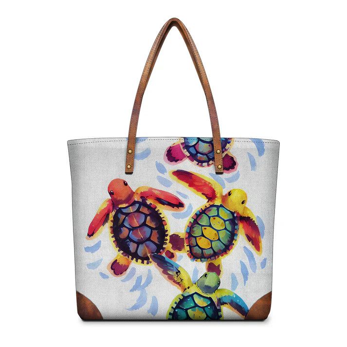 Turtle Party Tote Bag