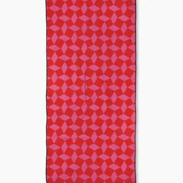 Circus Stands Pink Red Beach Towel
