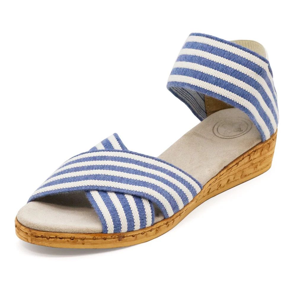 Peachtree Navy White Stripe