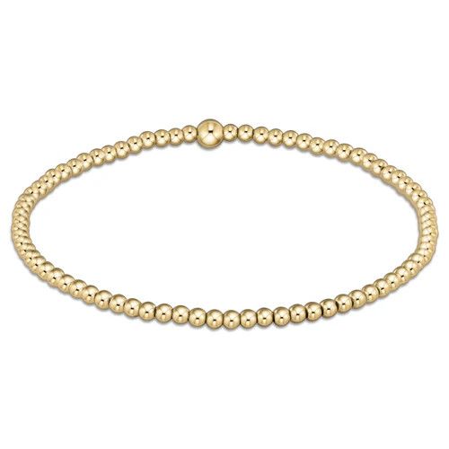 Classic Gold 2.5 Bead Bracelet